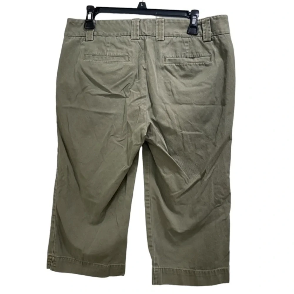 Women’s‎ J. Crew Favorite Fit Crop Pants, size 10 Hunter Green